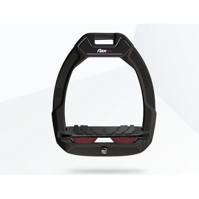 Veiligheidseisen voor paardrijden Ingelaten Grip Zwart/Zwart/ Bordeaux Flex-On Safe-On