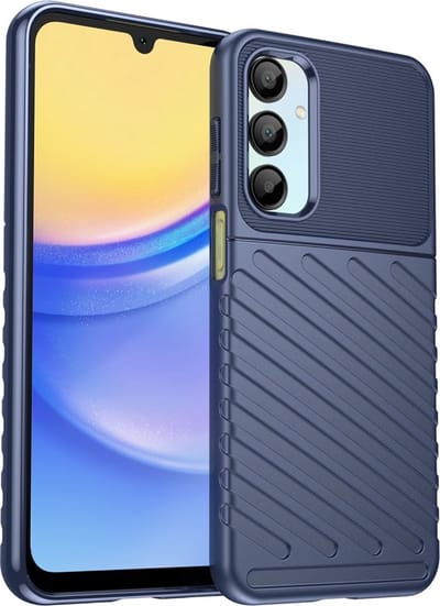 Coverup Hoesje - Geschikt voor Samsung Galaxy A16 Hoesje - Coverup Rugged Shield TPU Back Cover - Blauw