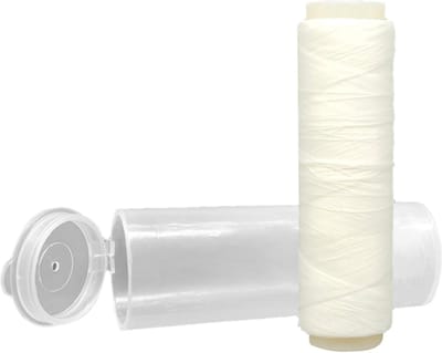 Visdraad Elastisch - Aas Wikkeldraad - Vastzetten van aas - Ultra rekbaar nylon - 020 mm diameter - Transparant