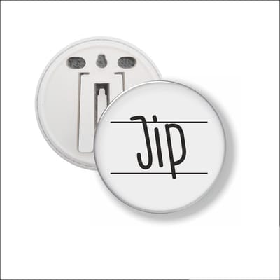 Button Met Clip 58 MM - Jip