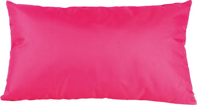 Anna's collection Buiten of tuin sier kussens - fuchsia roze - 30 x 50 cm - binnen/buiten - zitkussens tuinbank