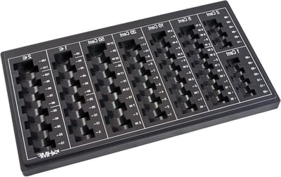 Euro Muntensorteerder met Plank voor 33 x 18.5 x 2 cm, Zwart - Perfect voor Muntopslag en Organisatie