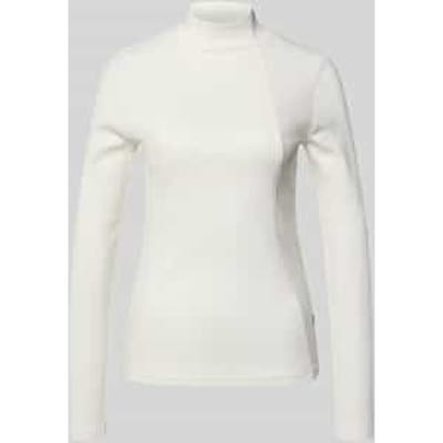 Shirt met lange mouwen en opstaande kraag