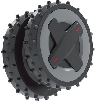 Roborock Ruw Terreinwielen voor RockMow S-serie - Extra Grip op Hellingen en Nat Gras - Origineel Accessoire