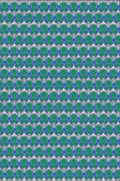 Decoptach papier retro bloemenprint
