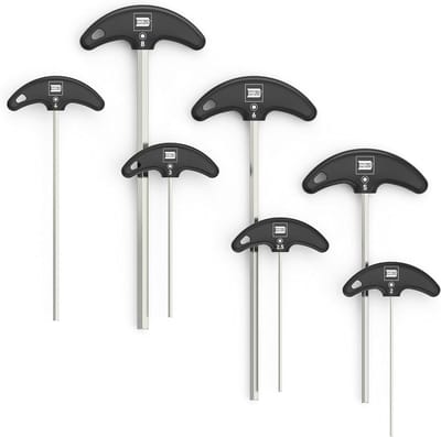 T-Handvat Inbussleutel Set - 7 Stuks van 2-8mm