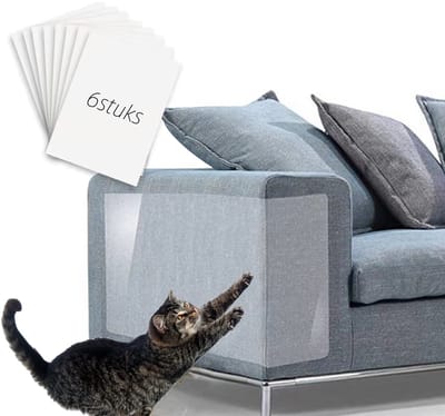 longziming -Anti Krab Vellen – Anti Krab Katten – Meubelbescherming Katten – Duurzaam Materiaal – Eenvoudig te Bevestigen – Beschermt Meubels – Flexibel en Aanpasbaar