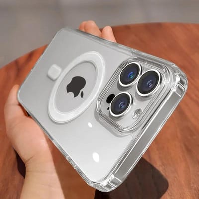 Origineel Magnetisch Magsafe Transparant Hoesje Voor iPhone 16 15 14 13 11 12 Pro Max 16 Plus Schokbestendig Draadloos Opladen Acryl Hoes For iPhone 16