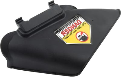Zijuitwerp val - Grasmaaier onderdeel - Efficiënt maaien - Robuuste kunststof - 38 x 20 x 5 cm - Zwart