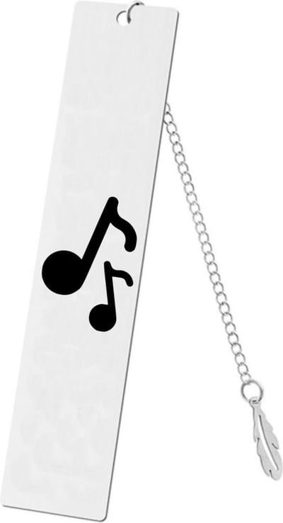 Akyol - muzieknoot boekenlegger - Muzieknoot - cadeau muziekliefhebber - leuk cadeau voor je vriend om te geven - verjaardag muzikant