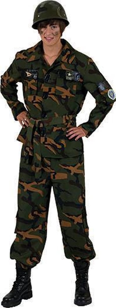 Verkleedpak militair soldaat man Military John 48-50