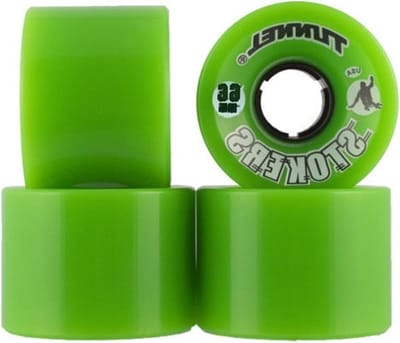 Longboard Wielen - Skateboard Onderdelen - Soepel Rijden - Set van 4 - 66mm 78a - Groen