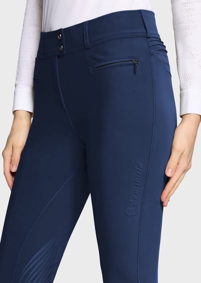 Samshield Clara Air Knie Grip Rijbroek Dames XS Sapphire