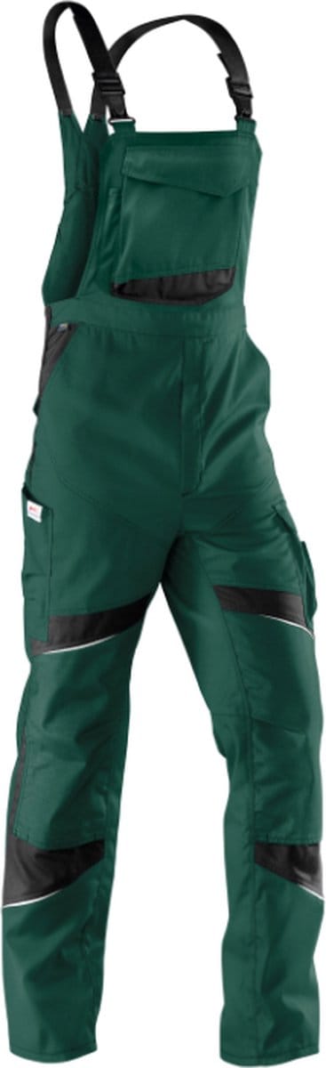 KUBLER ACTIVIQ 32505365 Amerikaanse Overall HEREN Overall Werkkleding Mosgroen Zwart - Met Kniezak - Krasvrij - Cordura