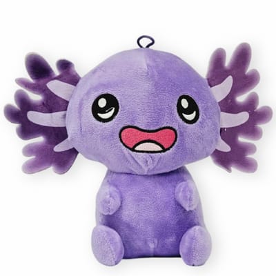 Axolotl (Paars) Kawaii Pluche Knuffel 21 cm - Speelgoed Knuffels voor Kinderen Jongens Meisjes - Kawaii Kussen - TikTok Plush Toy - Waterdier Zeedier Vis Fish