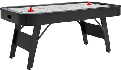 NORTH Zenith Airhockeytafel Zwart/Wit 7FT
