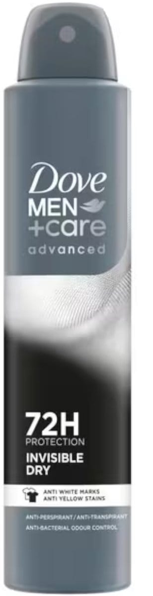 Dove deodorant spray men care advanced invisible dry 72 h 250 ml