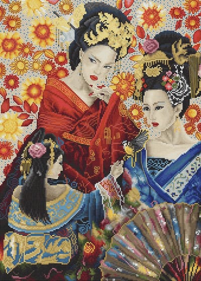 Leti Stitch Geisha Song Leti Stitch borduren (pakket) L8018