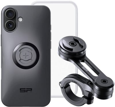 SP-Connect Moto Bundle - Geschikt voor iPhone 16 - Complete Weerbestendige Motorhouder bestaande uit Moto Mount Pro, Phone Case en Weather Cover