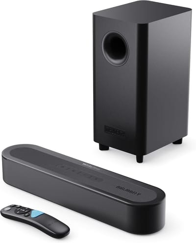 Majority Bowfell Axis 2.1 Soundbar - Bluetooth - 140W - Subwoofer - Dolby Atmos - HDMI ARC - Zwart