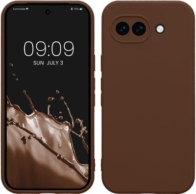 kwmobile telefoonhoesje geschikt voor Google Pixel 10a - Hoesje voor smartphone - Precisie camera uitsnede - In chocoladebruin