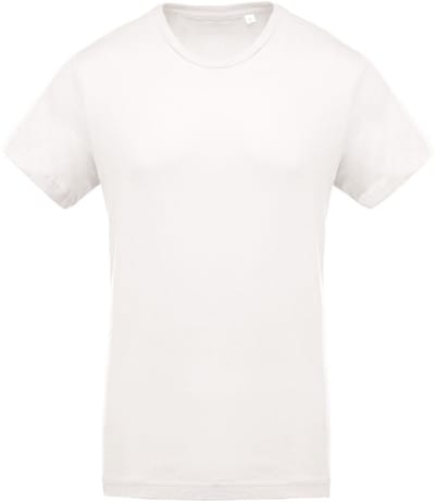 Kariban Heren Organische Bemanningsleden Hals T-Shirt (Crème)