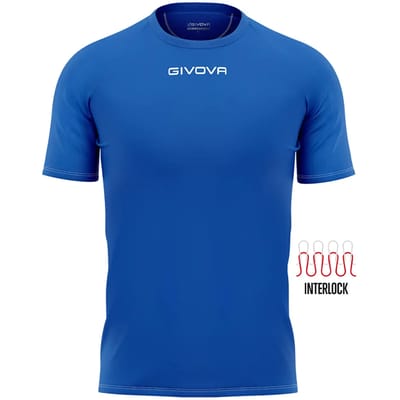 Sportshirt Givova Capo Koningsblauw - XXXS
