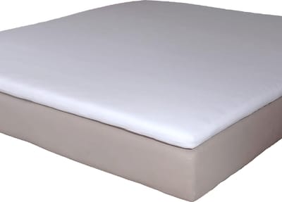 Homéé® Topper Hoeslaken Jersey Stretch wit - 90x200/210/220 cm hoogte 7 t/m 12 cm 160g.m² 100% katoen