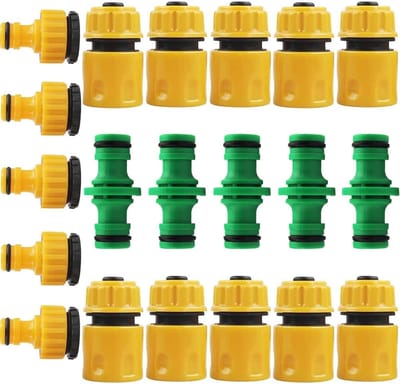 Solidchoice - 20-delige Slangverbinder Set voor Tuin en Huis