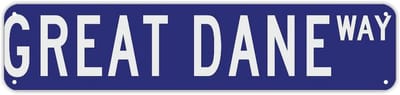 Gepersonaliseerd Straatnaambord - Metalen Huisnummer - Huis Decoratie - Op Maat Gemaakt Ontwerp - 45 x 10 cm - Stijl-1
