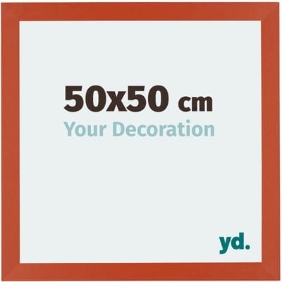 Your Decoration - Puzzellijst 50x50 cm - Oranje - Puzzellijst 500-1000 stukjes - MDF Fotolijst - Mura