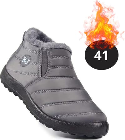 Nivard Snowboots - Sneeuwschoenen - Sneeuwboots - Dames - Wintersport - Ski - Skischoenen - Grijs - 41 - Laag