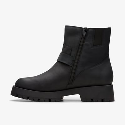 Ledwick Haley Zwarte Olieleer Boots