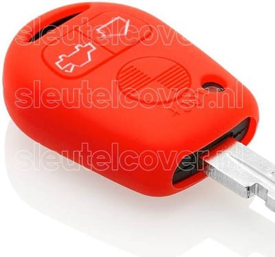 Autosleutel Hoesje geschikt voor BMW - SleutelCover - Silicone Autosleutel Cover - Sleutelhoesje Rood