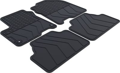 Rubber Automatten geschikt voor Hyundai Kona - Bouwjaar: 2017-2023 - Originele pasvorm - 4-delig - Uitvoering: Electric