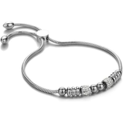 Mode Stijl Ronde Slangenhuid Ketting Armbanden Verstelbare Roestvrij Staal Armband Voor Vrouwen Meisjes Dropshipping Feest Cadeau gray