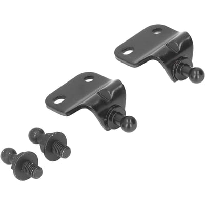 4 stuks Motorkap Kofferbak Gasveer Beugels Kogelbout Montagebeugel Vervanging voor Nissan 350Z Coupé gray