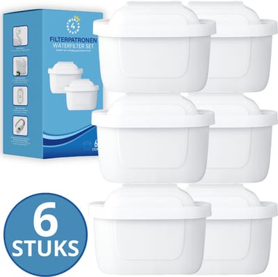 Twenty4seven® Waterfilter Geschikt voor Brita Maxtra - 6 Pack Filterpatronen - Filter Vervanging - Vermindert Kalkaanslag & Zuivert Water