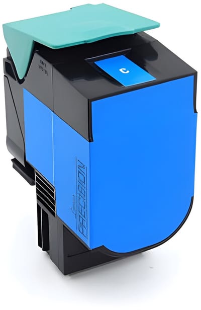 Toner geschikt voor Lexmark 802 | 1x Cyaan geschikt voor Lexmark 80C2SK0 - 802SK - 80C2SC0 - 802SC - 80C2SM0 - 802SM - 80C2SY0 - 802SY - CX310 Series - CX310dn - CX310n - CX410de - CX410dte - CX410e - CX410 Series - CX510de - CX510dhe - CX510dt
