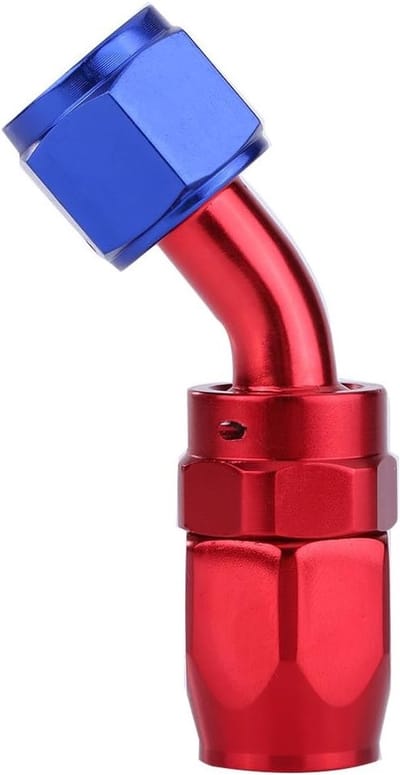 Oil Cooler Adapter met AN8 Brandstofslang Einde Draaifitting - Duurzaam Geanodiseerd Aluminium, Hoge Kwaliteit en Betrouwbaarheid
