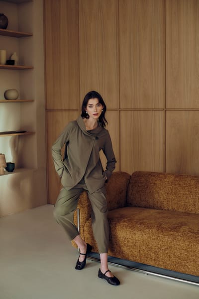 Carly bengalina jacket | Army - Army / S