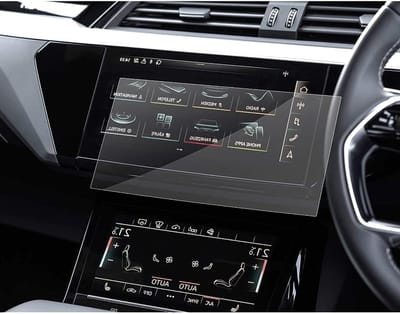 Set van 2 Schermprotectors voor Audi Q7 en Q8 (2020-2024), 10.1 Inch MMI Navigatie, Nano Film, Krasbestendig en Eenvoudige Installatie