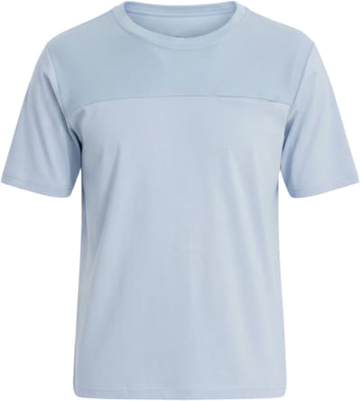 OMBRE T-shirt - Loose Fit - Katoen - Korte Mouw Lichtblauw S