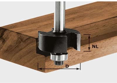 Festool HW S8 D31,7/NL 12,7 Sponningfrees - 491022