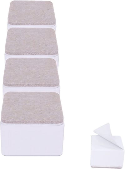 Meubelverhoger 2 inch van Koolstofstaal - Zware Zelfklevende Bed- en Tafelverhogers - 50 mm Extra Hoogte voor Meubelpoten