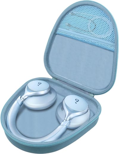 Duurzame en Beschermende Hooftelefoon Case voor Noise Cancelling Hoofdtelefoons - Blauw, Geschikt voor Space One Pro en Space One