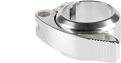 Mirage Zadelpenklem met snelspanner - 38.5mm - zilver - met flens - voor diverse fietsen