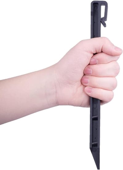 Tuinrand Stakes - Verankeringspennen - Landschap Vormgeven - Duurzaam UV-bestendig - 10 Inch Lengte - Zwart