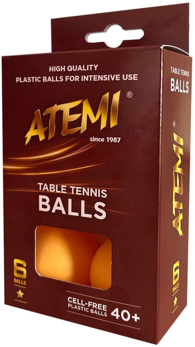 Atemi Bal Tafeltennis Atemi* pomaranczowe 6szt