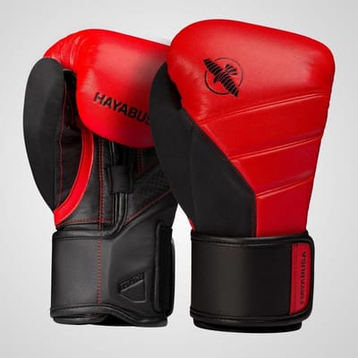 Hayabusa T3 Bokshandschoenen - Rood / Zwart 14 oz